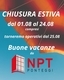 Chiusura Estiva